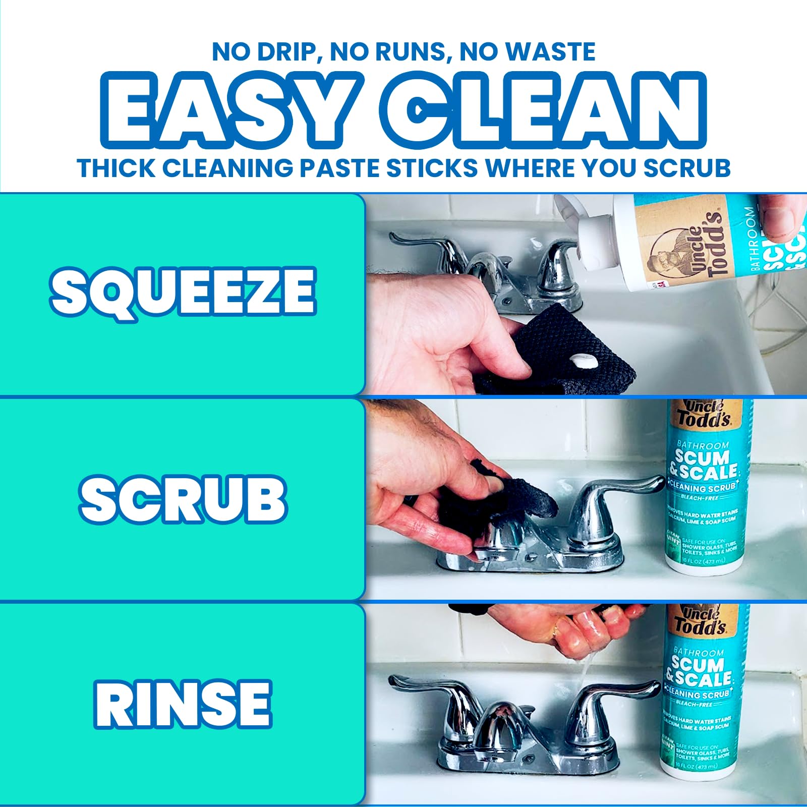 Amazon.com: Uncle Todd's 16 oz Heavy Duty Hard Water Stain Remover